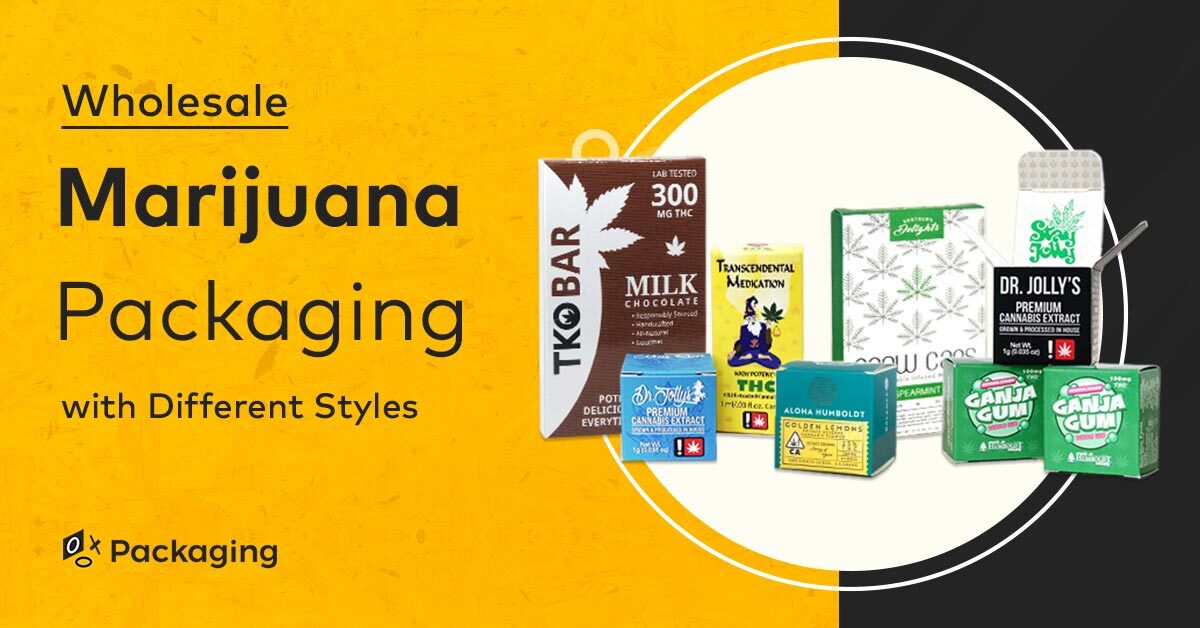Wholesale Marijuana Packaging with Different Styles