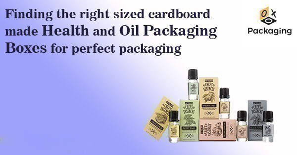 Right sized Health and Essential Oil Packaging Boxes for Perfect Packaging