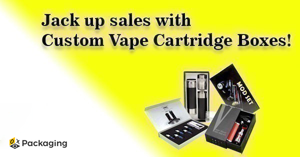 Jack up sales with Custom Vape Cartridge Boxes!