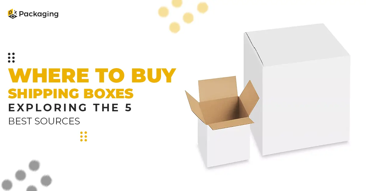 Where to Buy Shipping Boxes