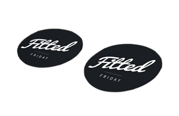 customized printed circle stickers