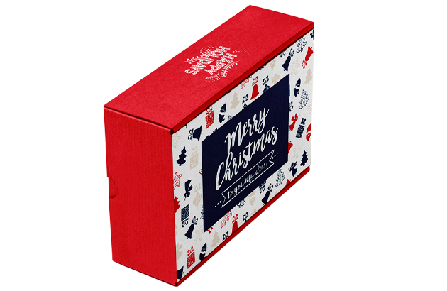 printed christmas present packaging boxes