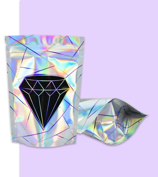 Custom Holographic Mylar Bags Section 1