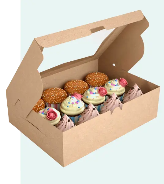 customized kraft bakery boxes