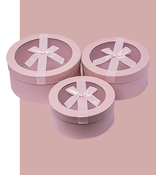 round packaging boxes