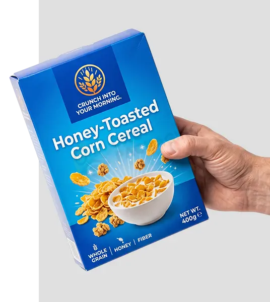 Blue Cereal Boxes Bulk