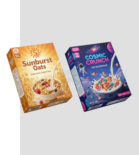custom breakfast cereal box