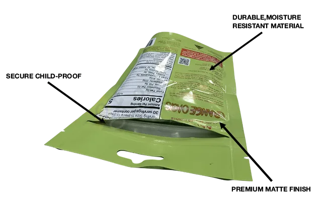 Child Resistant Mylar Bags Section 2