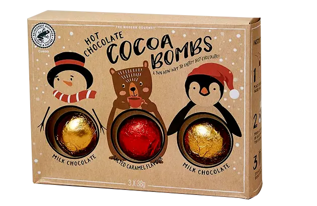 customized chocolate bomb boxes