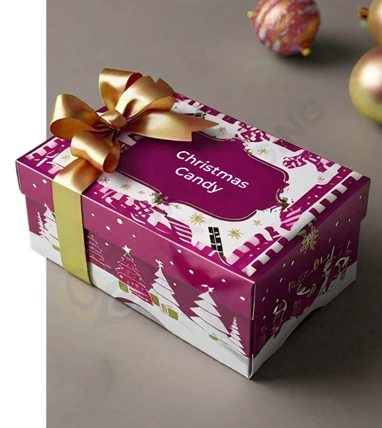 christmas candy boxes with logo