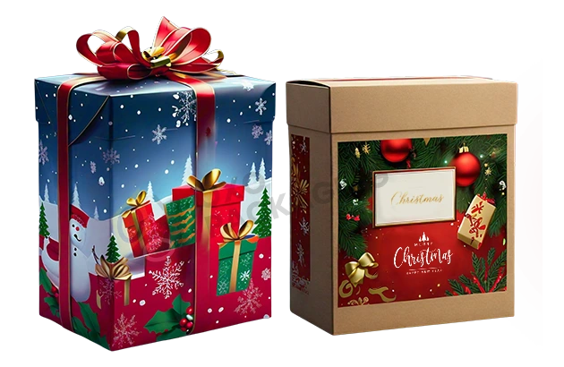 christmas gift boxes with logo