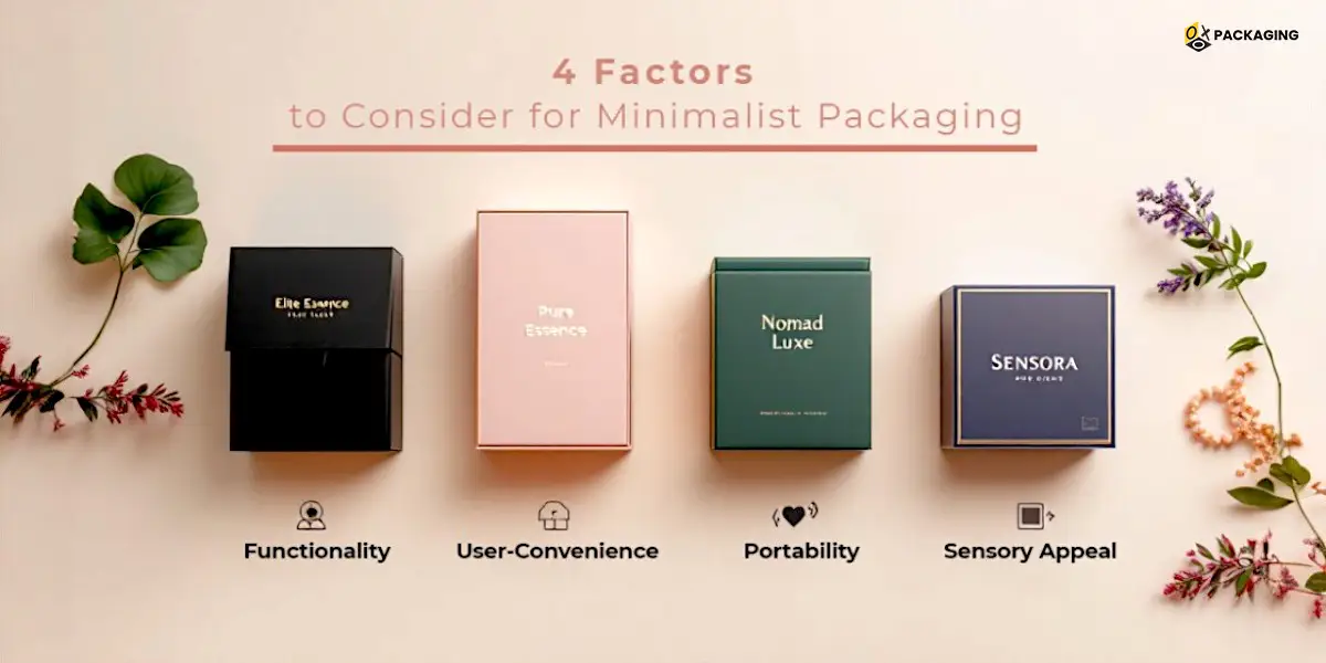 4 factors to consider for minimalist packaging.