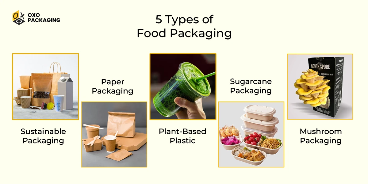 types of food packaging 