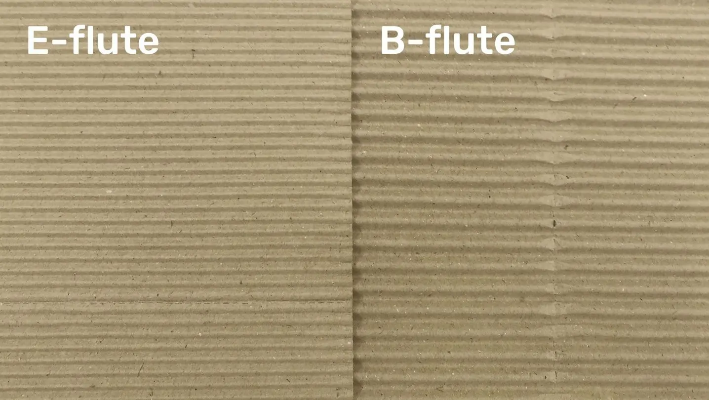 difference between E & B flute