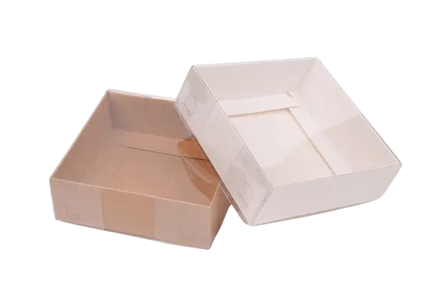 clear lid box