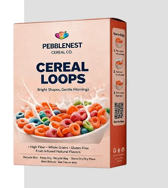 colorful cereal box