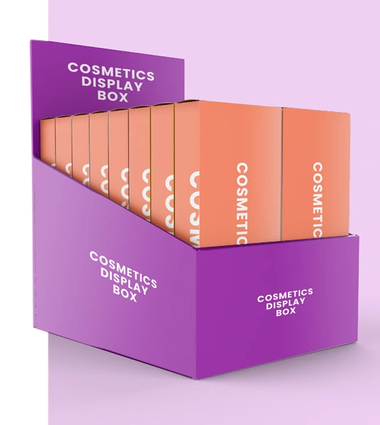 cosmetic display boxes with logo
