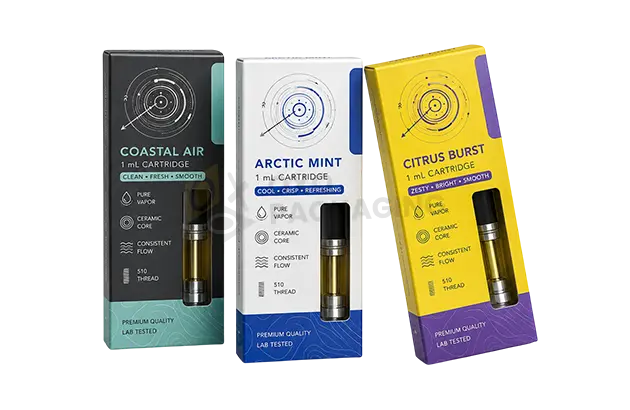 custom 1ml vape cartridge box