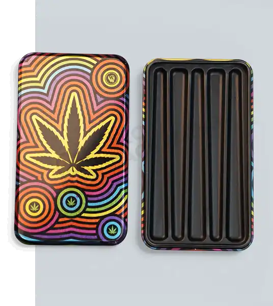 Custom 2 piece pre roll tin Pack