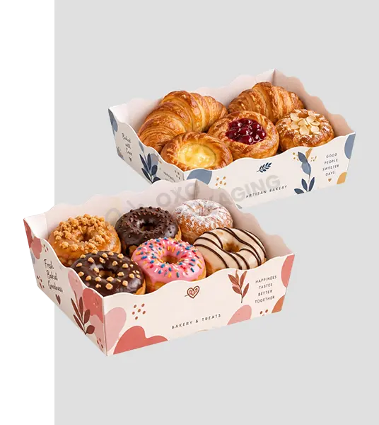 Custom bakery trays packaging