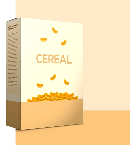 custom breakfast cereal box