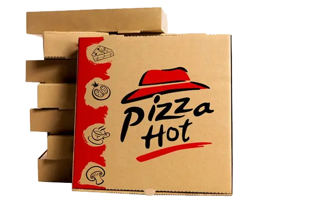 custom brown pizza boxes packaging