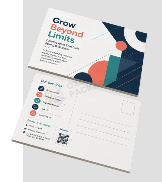 Custom business postcard printing