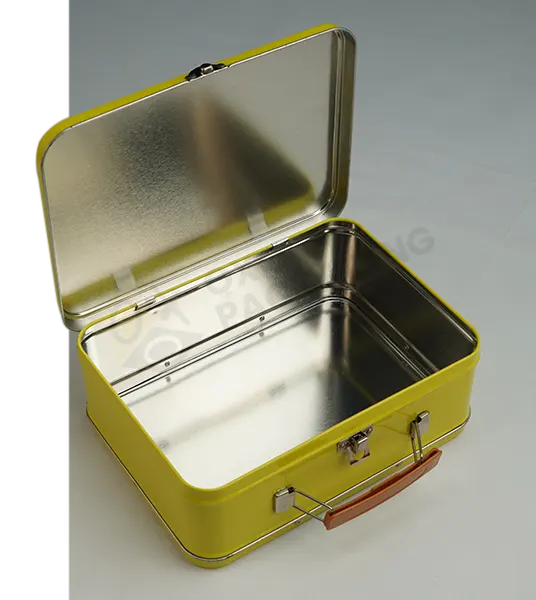 Custom CBD Tin Suitcase Packaging bulk