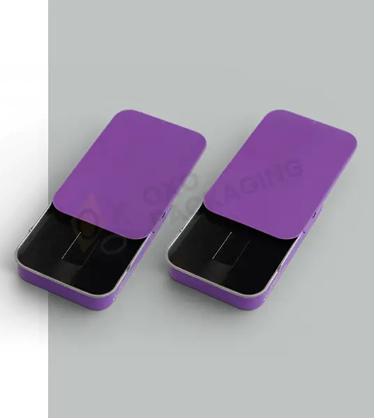 Custom Child Resistant Sliding Tin Wholesale