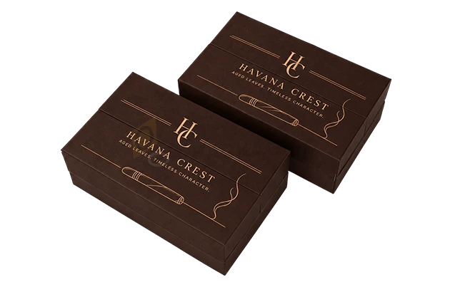 custom Flip Top Cigar Paper Box Wholesale