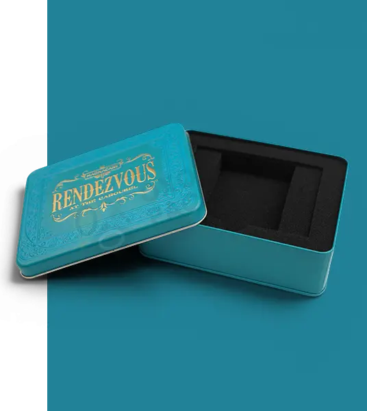 Custom Friction-Fit Tin with Foam Insert Bulk