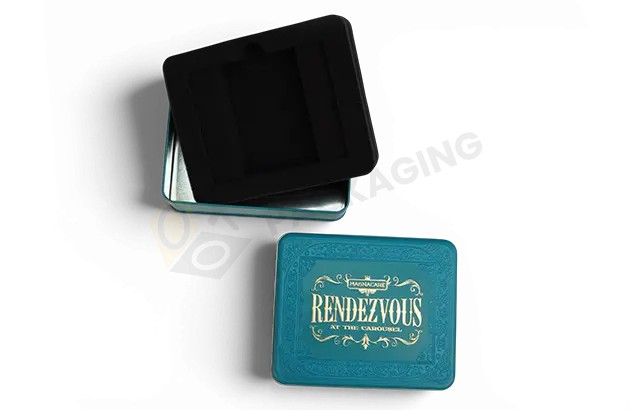 Custom Friction-Fit Tin with Foam Insert Wholesale