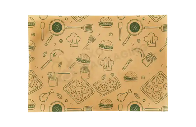 custom greaseproof paper with free shipping