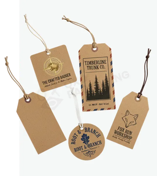 custom kraft hang tags with free shipping