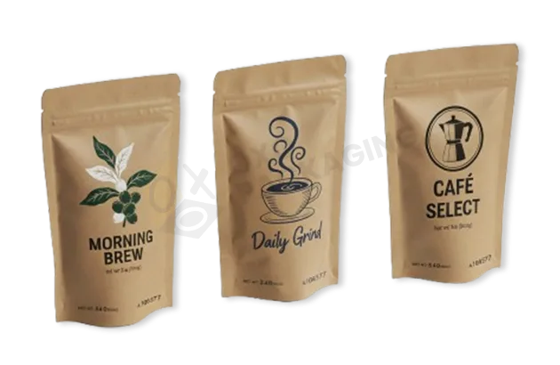 Kraft Stand up Pouch OXO Packaging