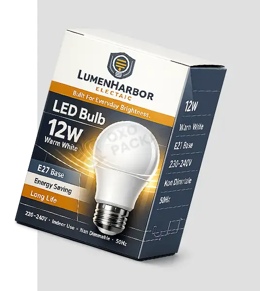 Custom light bulb boxes