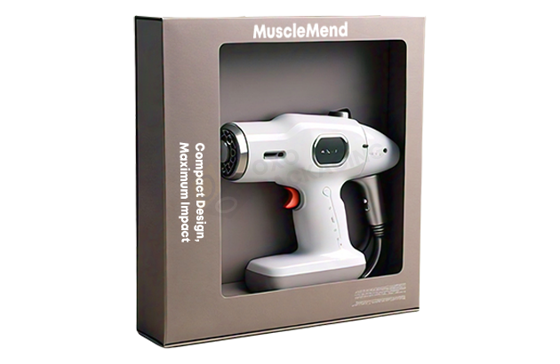 custom massage gun packaging with logo