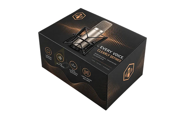 custom microphone packaging bulk