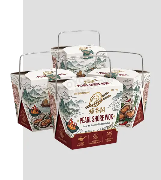 Custom Oyster Pail Boxes Bulk