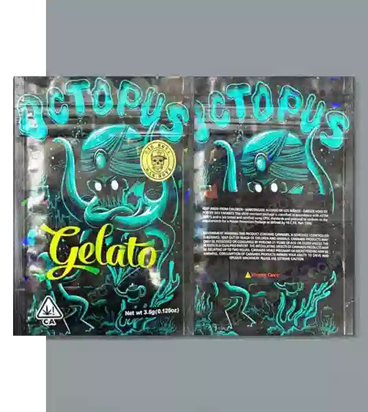 Custom Printed 3.5 Mylar Bag