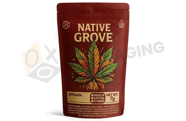 Custom Printed 7 Gram Mylar Bags Packaging