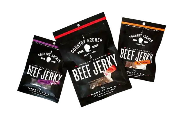 Custom Printed Beef Jerky Bags Packaging