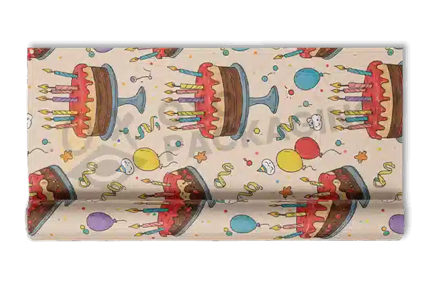 Custom Printed Birthday Wrapping Paper Packaging
