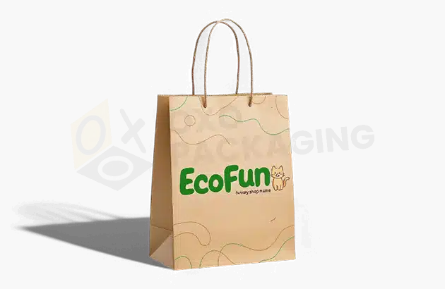 Custom Printed Branded Brown Bags Packaging