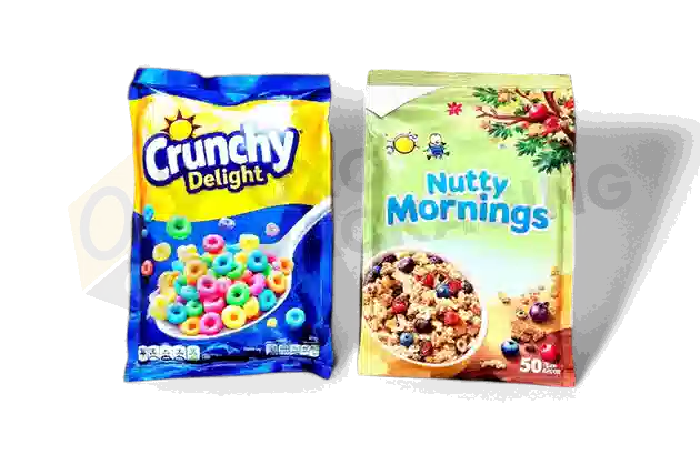 Custom Printed Cereal Mylar Bags Packaging