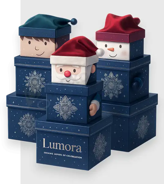 Custom Printed Christmas Stacking Boxes