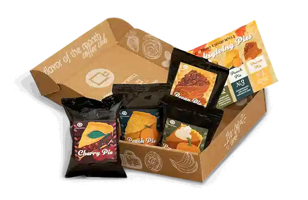 Custom Printed Coffee Subscription Boxes Packaging