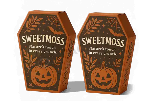 Custom Printed Coffin Treat Packaging