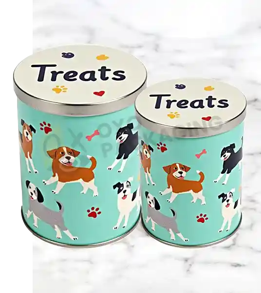 Custom Printed Dog Treat Tin