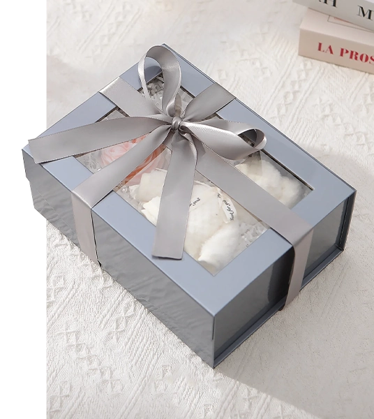 Custom Printed Gift Box with Window